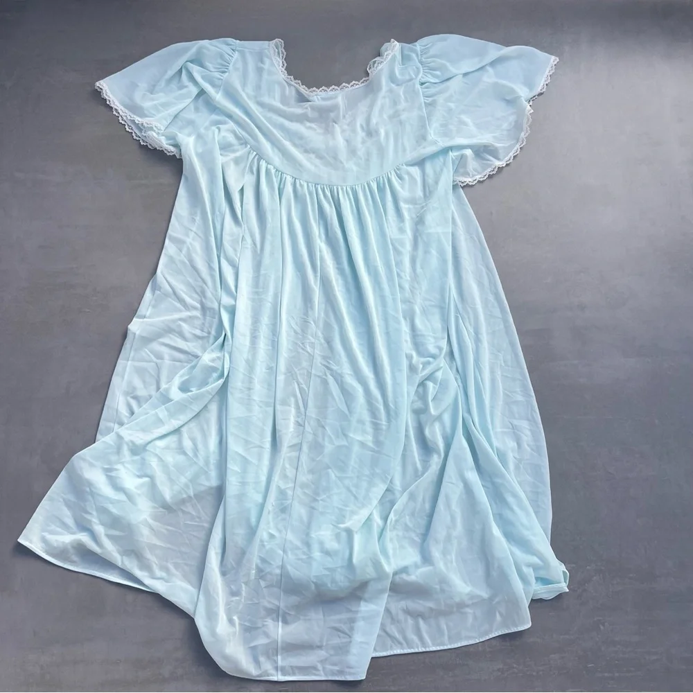 Miss Elaine Sheer Vintage Nightgown - Picture 3 of 3